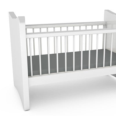 Bamboo Cot Sheets - Charcoal