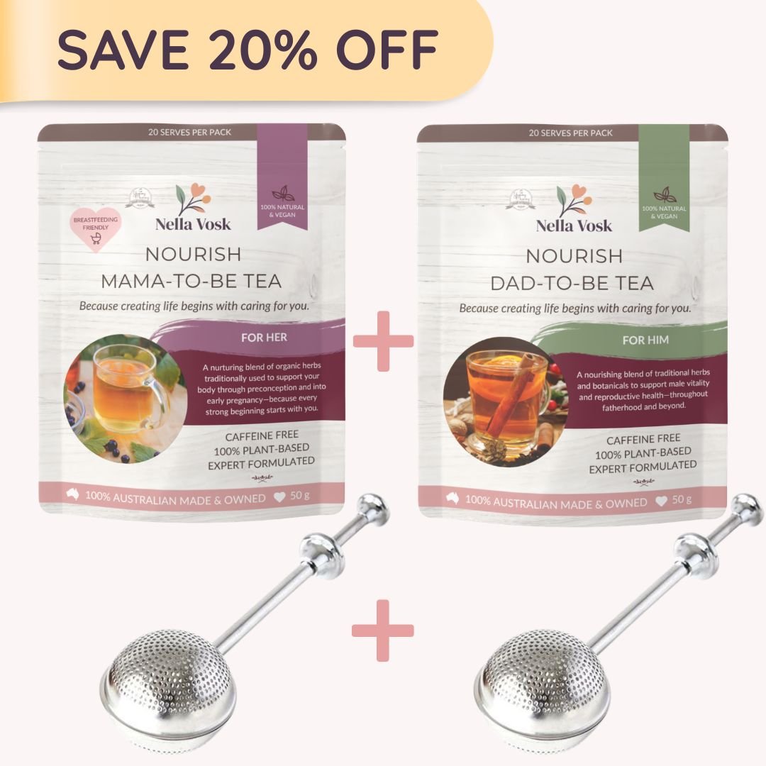 The Two To Tango Set | His & Hers Fertility Tea for Couples